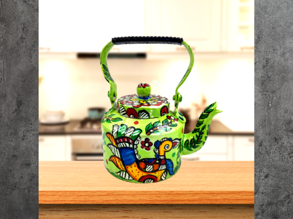 Green-Madhubani-Kettle