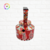 Warli-art-red-kettle