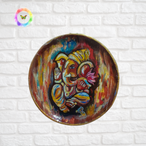Hand-Crafted Shri Ganesha Eco-Friendly Wall Plate